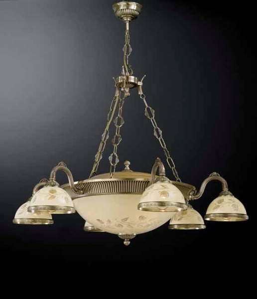 Люстра Reccagni Angelo L. 6208/6+4 L. 6208/6+4 BRONZO ARTE ROSE