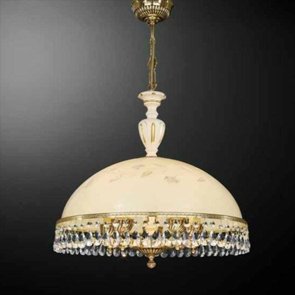 Люстра классическая Reccagni Angelo L. 6906/48 ORO FRANCESE ROSE + TRASP.