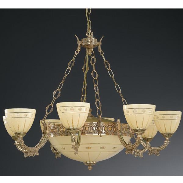 Люстра Reccagni Angelo L. 7154/8+3 L. 7154/8+3 ORO FRANCESE CREMA CLASSICO
