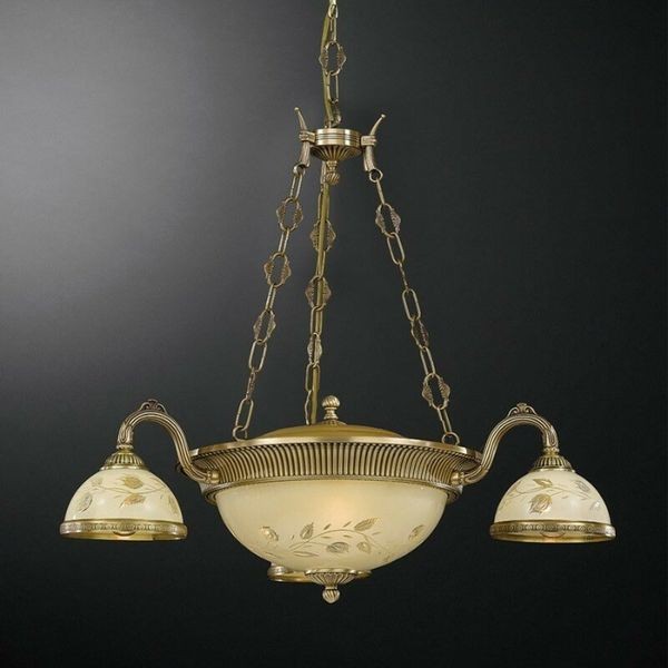 Люстра классическая Reccagni Angelo L. 6208/3+3 BRONZO ARTE ROSE