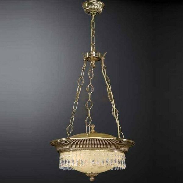 Люстра классическая Reccagni Angelo L. 6316/3 ORO FRANCESE ROSE + TRASP.