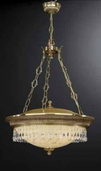 Люстра классическая Reccagni Angelo L. 6316/4 ORO FRANCESE ROSE + TRASP.
