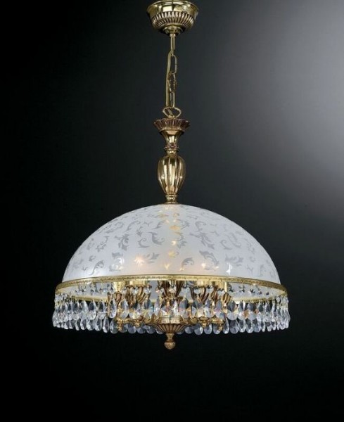 Люстра классическая Reccagni Angelo L. 6300/48 ORO FRANCESE ORIENTE + TRASP.
