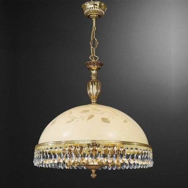 Люстра классическая Reccagni Angelo L. 6306/48 ORO FRANCESE ROSE + TRASP.