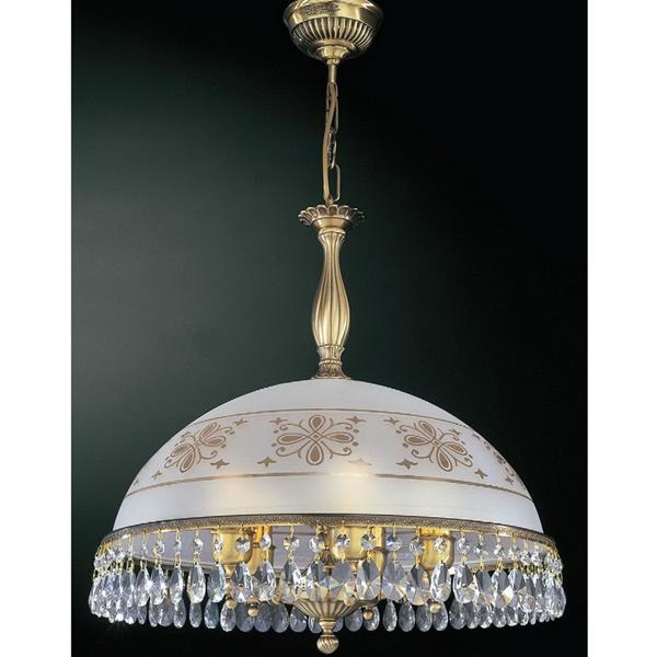 Люстра подвесная Reccagni Angelo L. 6000/48 L. 6000/48 BRONZO ARTE SERIGRAFIA - CR.TRASP.