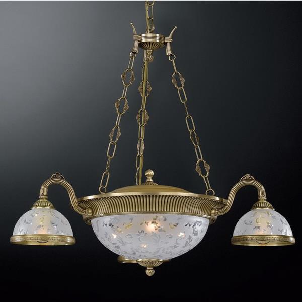 Люстра подвесная Reccagni Angelo L. 6202/3+3 L. 6202/3+3 BRONZO ARTE ORIENTE