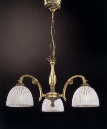 Люстра подвесная Reccagni Angelo L. 5650/3 BRONZO ARTE BIANCO