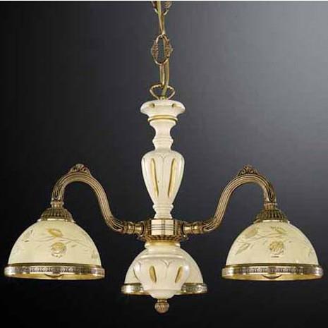 Люстра подвесная Reccagni Angelo L. 6908/3 L. 6908/3 ORO FRANCESE ROSE