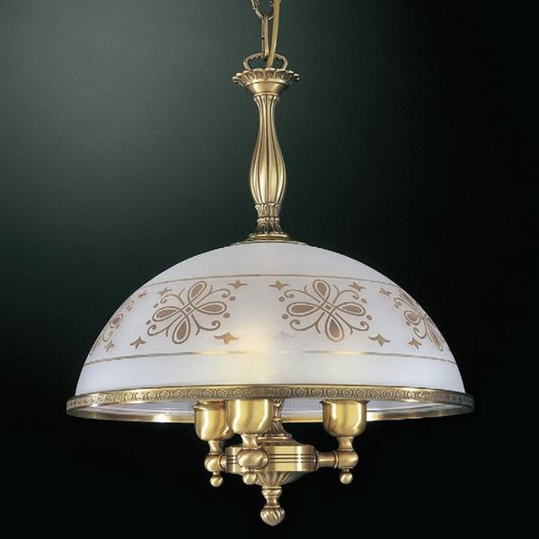 Люстра подвесная RECCAGNI ANGELO L. 6002/38 L. 6002/38 BRONZO ARTE SERIGRAFIA