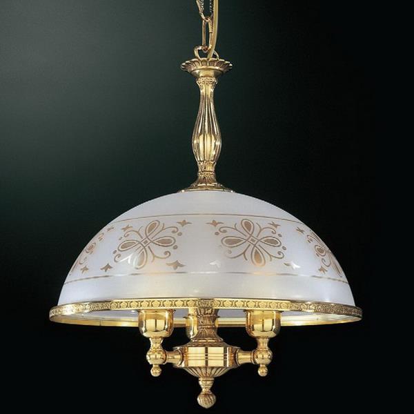 Люстра подвесная RECCAGNI ANGELO L. 6102/38 L. 6102/38 ORO FRANCESE SERIGRAFIA