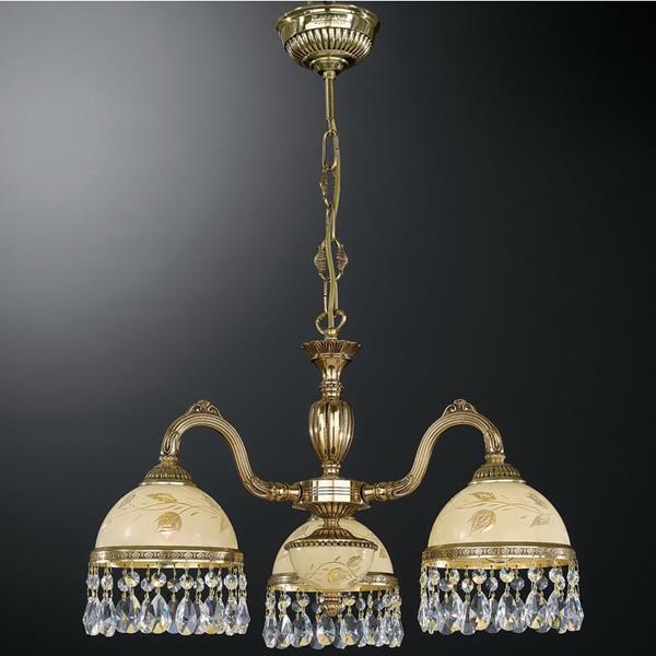 Люстра Reccagni Angelo L. 6306/3 L. 6306/3 ORO FRANCESE ROSE + TRASP.