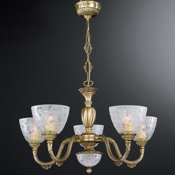 Люстра RECCAGNI ANGELO L. 6252/5 L. 6252/5 BRONZO ARTE ORIENTE