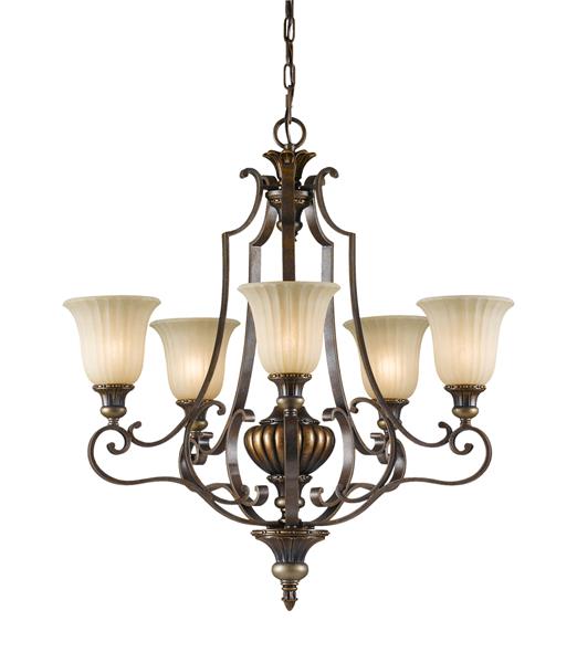 Люстра подвесная Elstead Kelham Hall FE-KELHAM-HALL5-UPLT