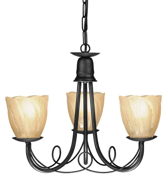 Люстра Elstead MINSTER MN3-BLACK