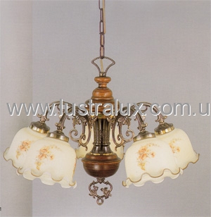 Люстра Reccagni Angelo L. 2263/5 BRONZO SF. VETRO AV.DEC.