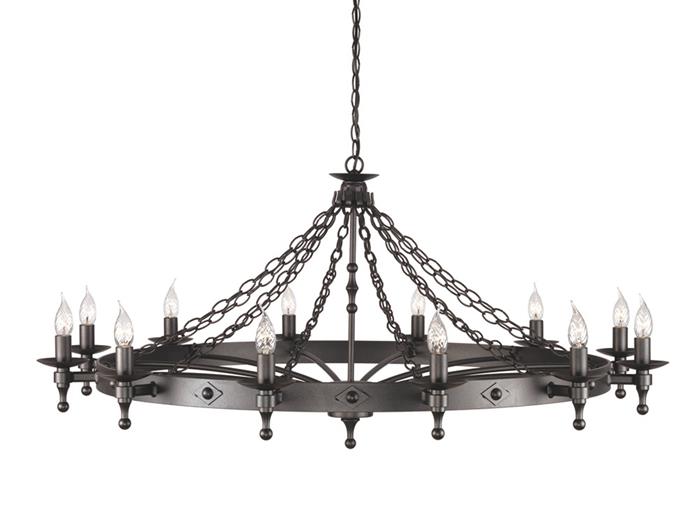 Люстра Elstead Warwick WR12-GRAPHITE