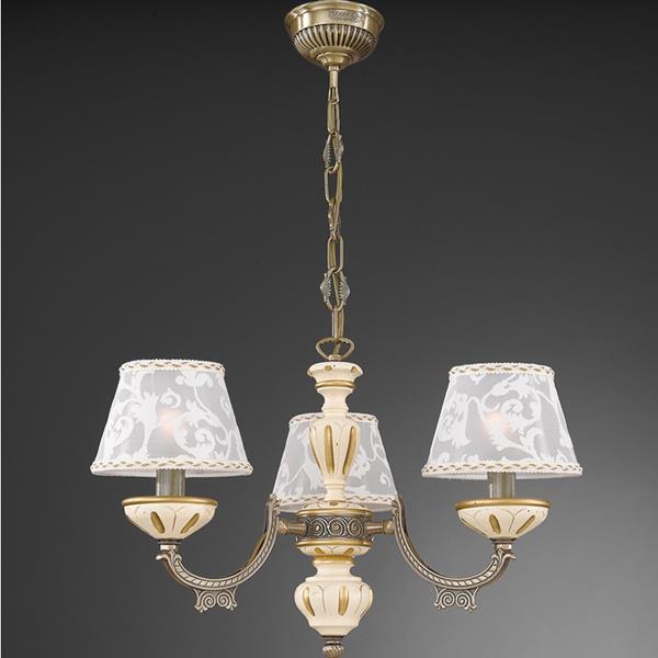 Люстра Reccagni Angelo L. 7036/3 L. 7036/3 BRONZO ARTE RICAMO
