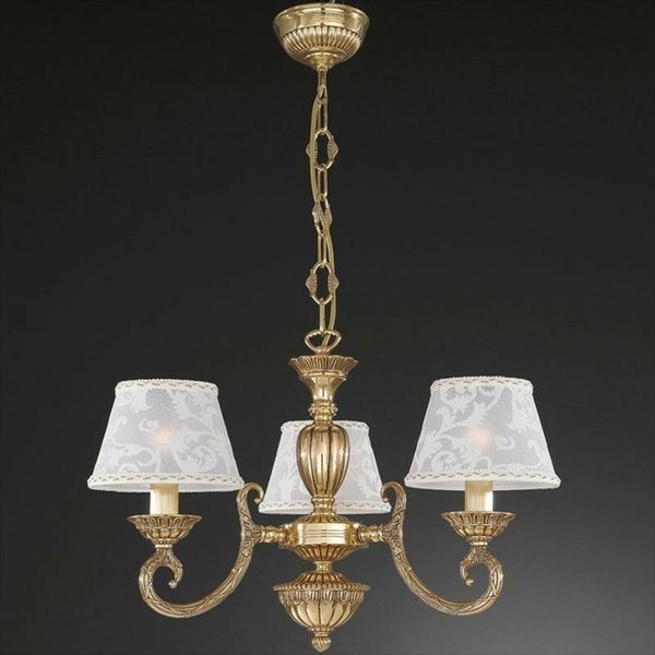 Люстра Reccagni Angelo L. 8370/3 ORO FRANCESE RICAMO