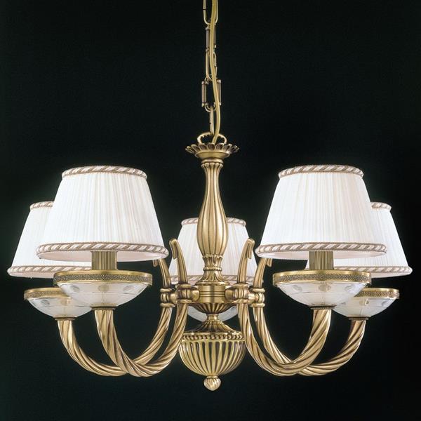 Люстра подвесная Reccagni Angelo L. 4660/5 L. 4660/5 BRONZO ARTE PARALUME