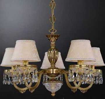 Люстра RECCAGNI ANGELO L. 6503/5 ORO FRANCESE ORIENTE DAMASCATO+TRASP.