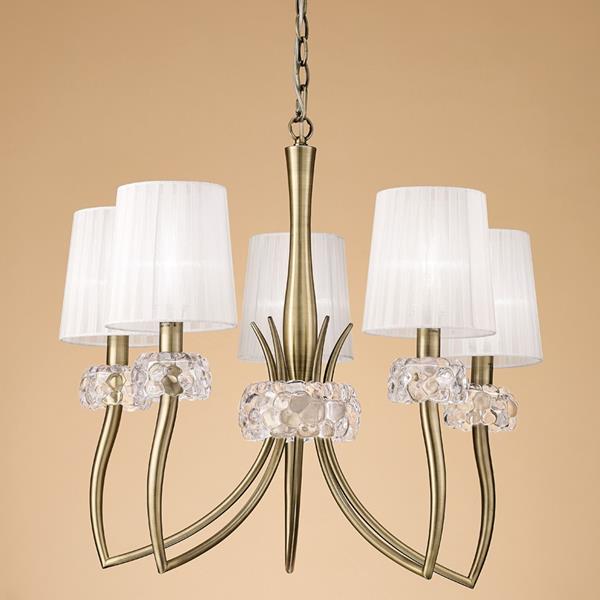 Люстра Mantra LOEWE ANTIQUE BRASS 4731