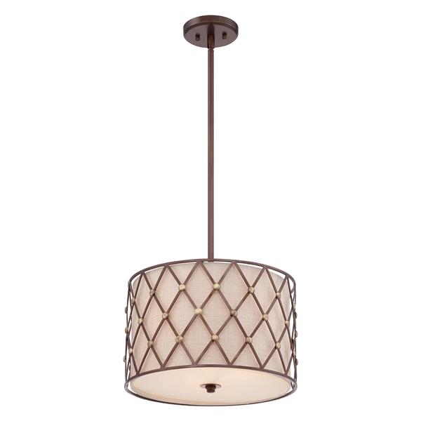 Люстра Brown Lattice Elstead QZ-BROWNLATT-P-M