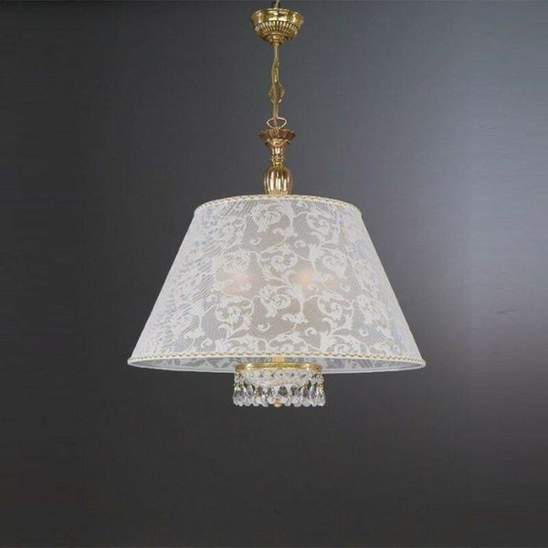Люстра Reccagni Angelo L. 7130/60 ORO FRANCESE IMPERO RICAMO + TRASP.