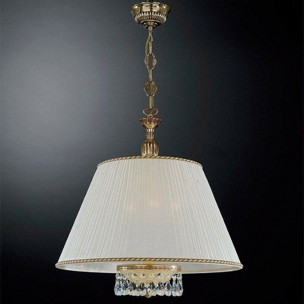 Люстра Reccagni Angelo L. 6520/50 ORO FRANCESE ROSE PLISSE + TRASP.