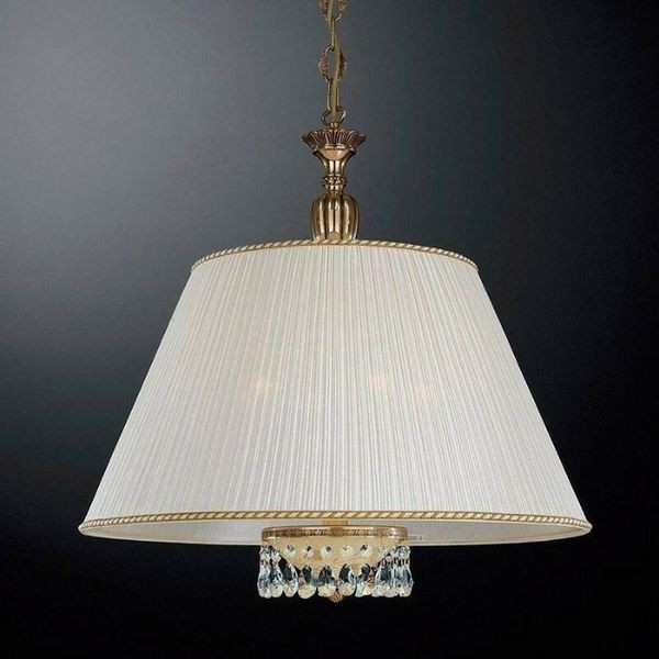 Люстра Reccagni Angelo L. 6520/60 ORO FRANCESE ROSE PLISSE + TRASP.
