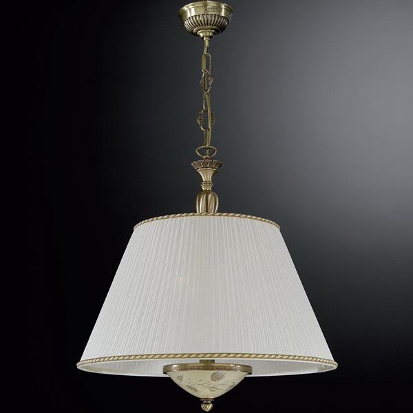 Люстра подвесная Reccagni Angelo L. 6422/50 L. 6422/50 BRONZO ARTE ROSE PLISSE