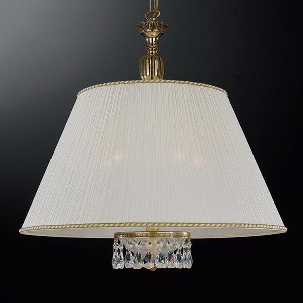 Люстра подвесная Reccagni Angelo L. 6500/60 L. 6500/60 ORO FRANCESE ORIENTE PLISSE + TRASP.
