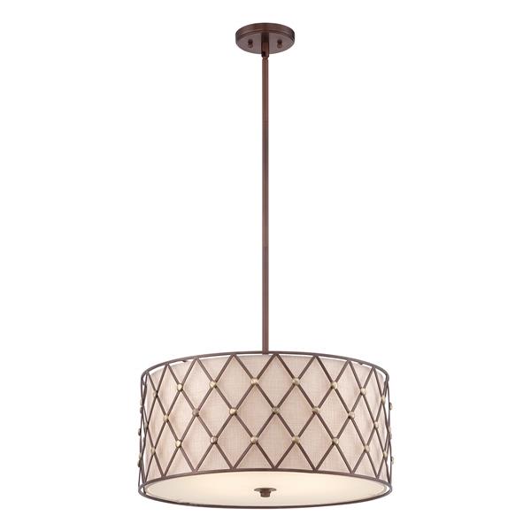 Люстра Brown Lattice Elstead QZ-BROWNLATT-P-L 