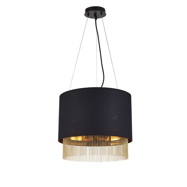 Подвесной светильник Searchlight FRINGE 8723-3BK