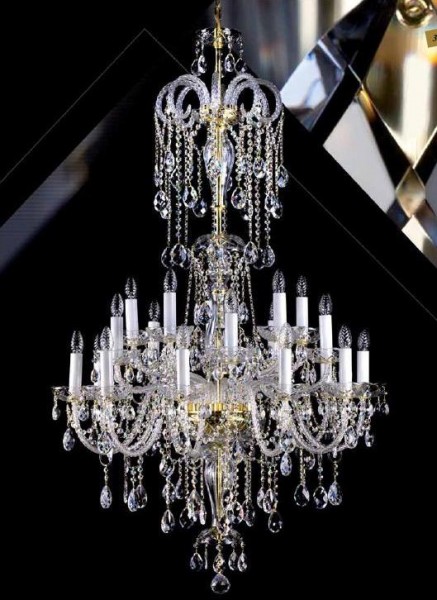Люстра хрустальная Artglass THEODORA XX. 910x1500 POLISHED CL A2516360