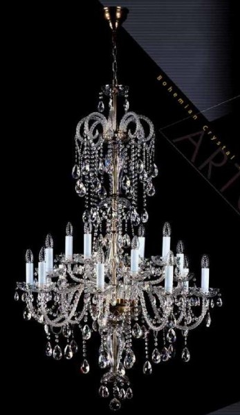 Люстра хрустальная Artglass THEODORA XVI. 910x1500 CL A2516361