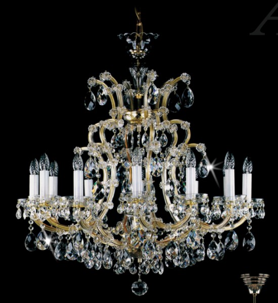 Люстра хрустальная Artglass MARIA TEREZIA 12 VACHTLE CE A2516601