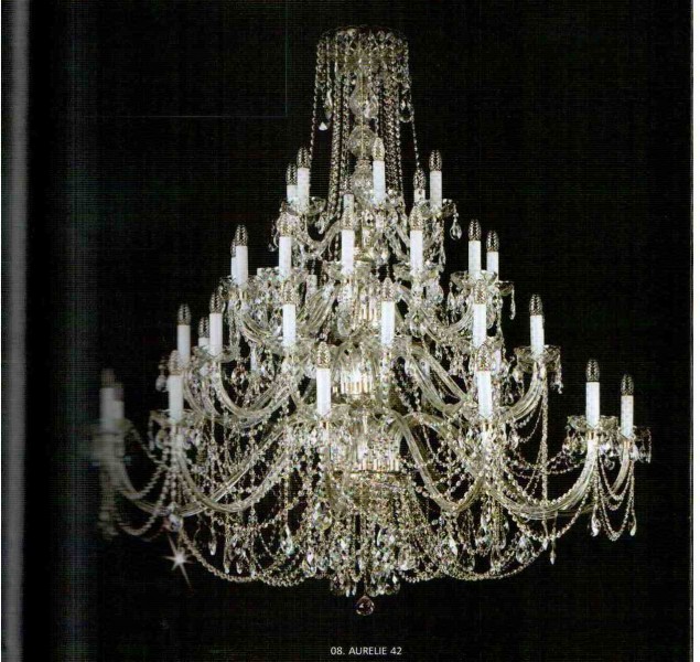 Люстра хрустальная Artglass AURELIE 42 CE A2516497