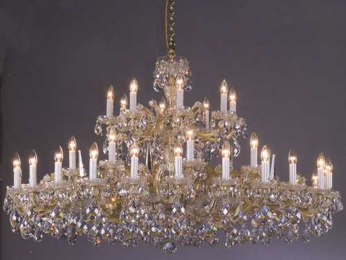 Хрустальная люстра Preciosa (серебро) AM 5235/00/040 14 5210 040 06 11 01 28