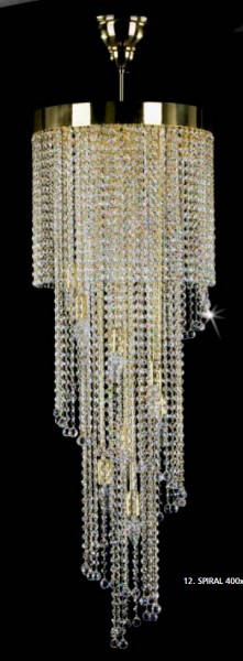 Люстра Artglass SPIRAL 400x1200 BALLS CE A252741