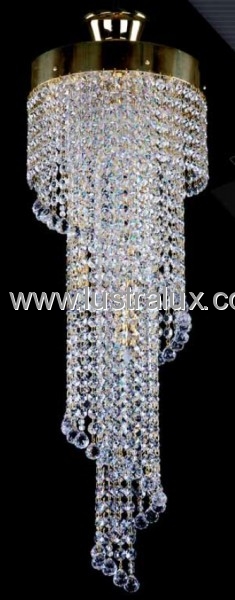 Люстра хрустальная Artglass SPIRAL 250x750 BALLS CE A2514681