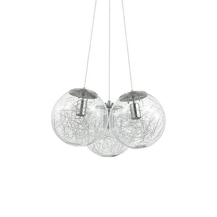 Подвесной светильник Ideal Lux MAPA SAT SP3 NICKEL (176031)