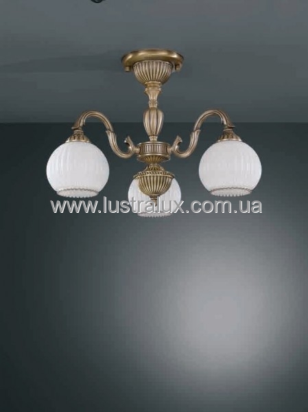 Люстра Reccagni Angelo PL. 9220/3 BRONZO ARTE BL.