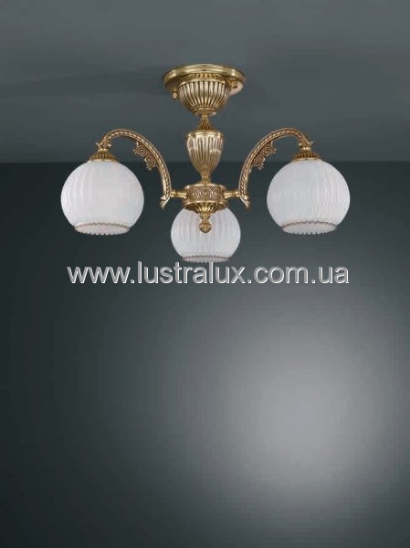 Люстра Reccagni Angelo PL. 8820/3 ORO FRANCESE BIANCO