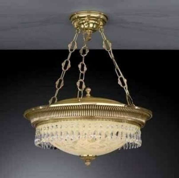 Люстра Reccagni Angelo PL. 6316/4 ORO FRANCESE ROSE + TRASP.