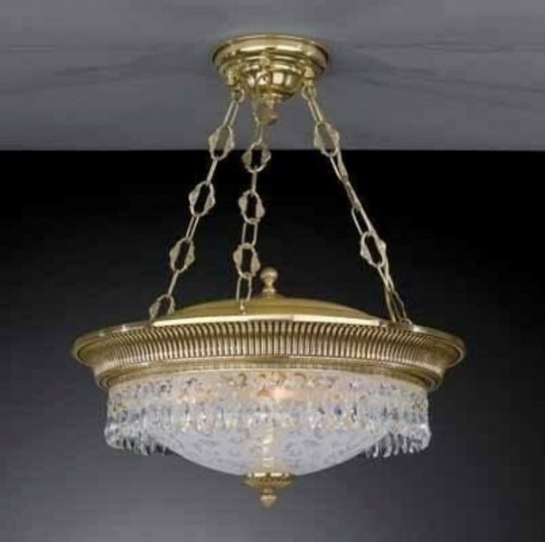 Люстра Reccagni Angelo PL. 6310/4 ORO FRANCESE ORIENTE + TRASP.