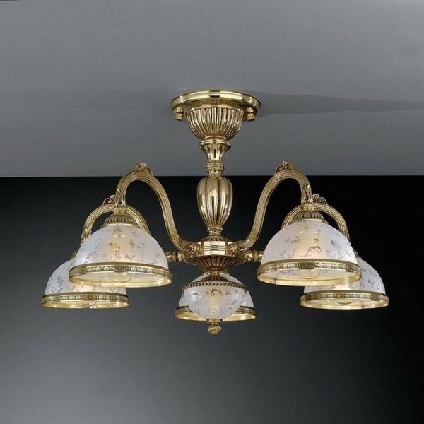 Люстра Reccagni Angelo PL. 6322/5 ORO FRANCESE ORIENTE