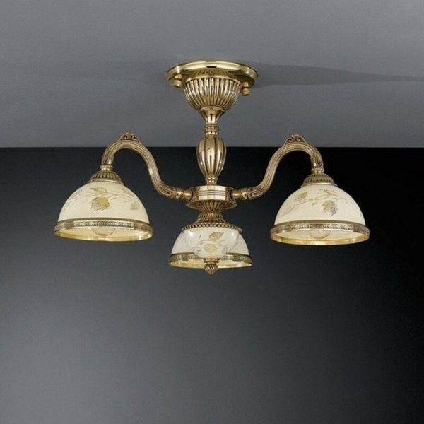 Люстра Reccagni Angelo PL. 6328/3 ORO FRANCESE ROSE