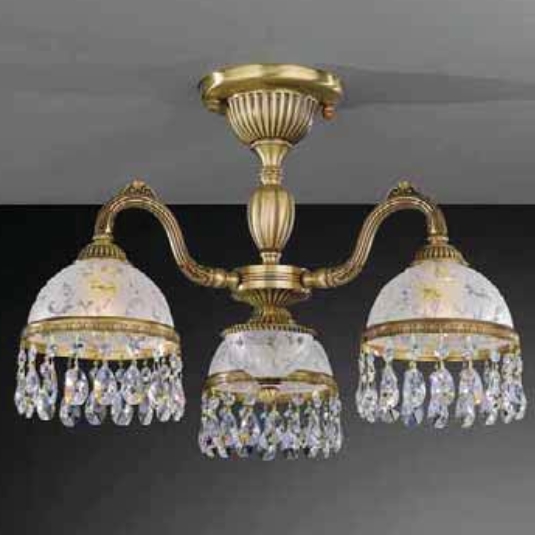 Люстра Reccagni Angelo PL. 6220/3 BRONZO ARTE ORIENTE + TRASP.
