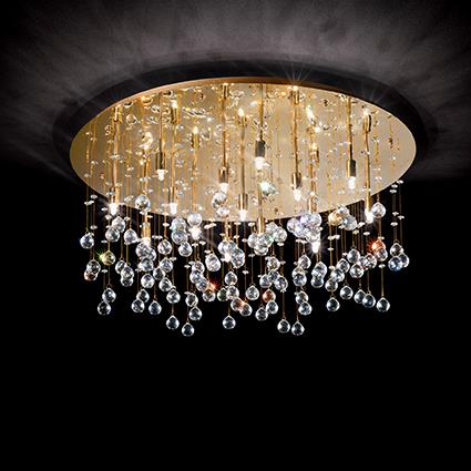 Люстра Ideal Lux MOONLIGHT PL15 ORO 082790