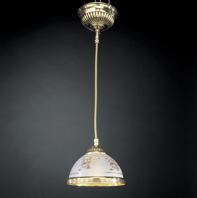 Подвесной светильник Reccagni Angelo L. 6102/16 L. 6102/16 ORO FRANCESE SERIGRAFIA
